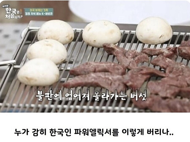 먹을 줄 모르는 외국인들